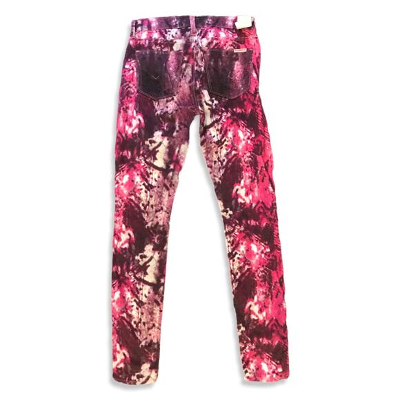 NEW Hudson Nico Pink Galaxy Super Skinny Corduroy Pants 25 - Picture 5 of 10